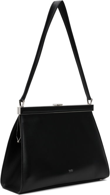 Håndtaske Max Mara Biancaclasp Leather Frame Bag Sort | 2524516212600, 1