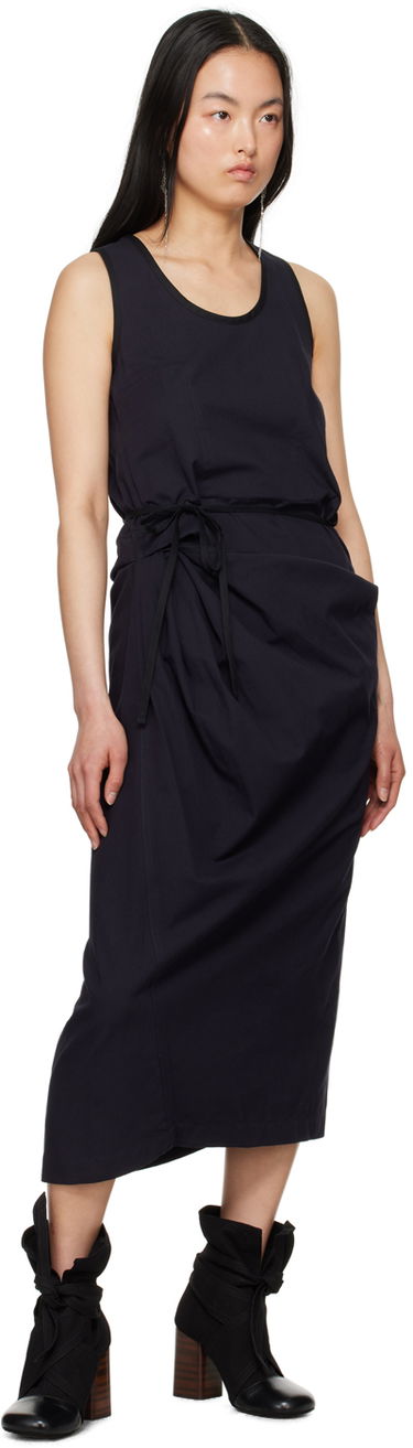 Kjole LEMAIRE Wrap Midi Dress Sort | DR1053 LF1253, 3