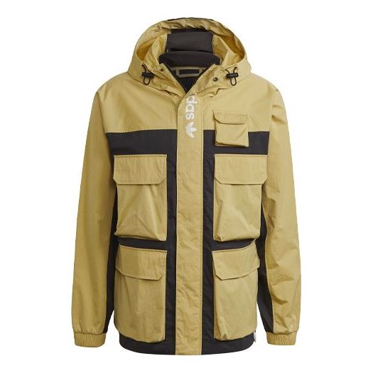 Parka adidas Originals Originals Hooded Parka Jacket Gul | H09359