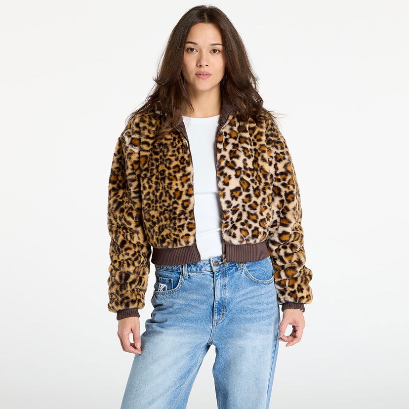 Bomberjakke Urban Classics Cropped Faux Fur Jacket Flerfarvet | TB7938-01720