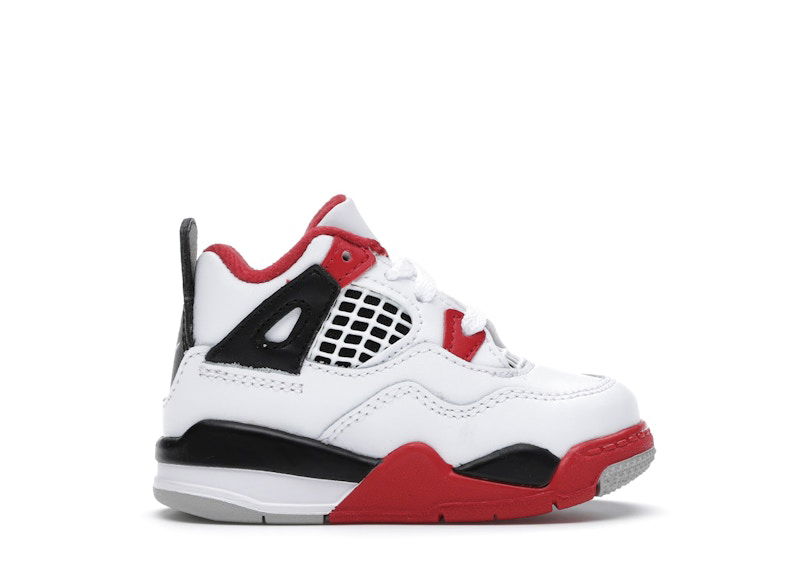 Sneakers og sko Jordan Jordan 4 Retro Fire Red (2020) Hvid | BQ7670-160, 0