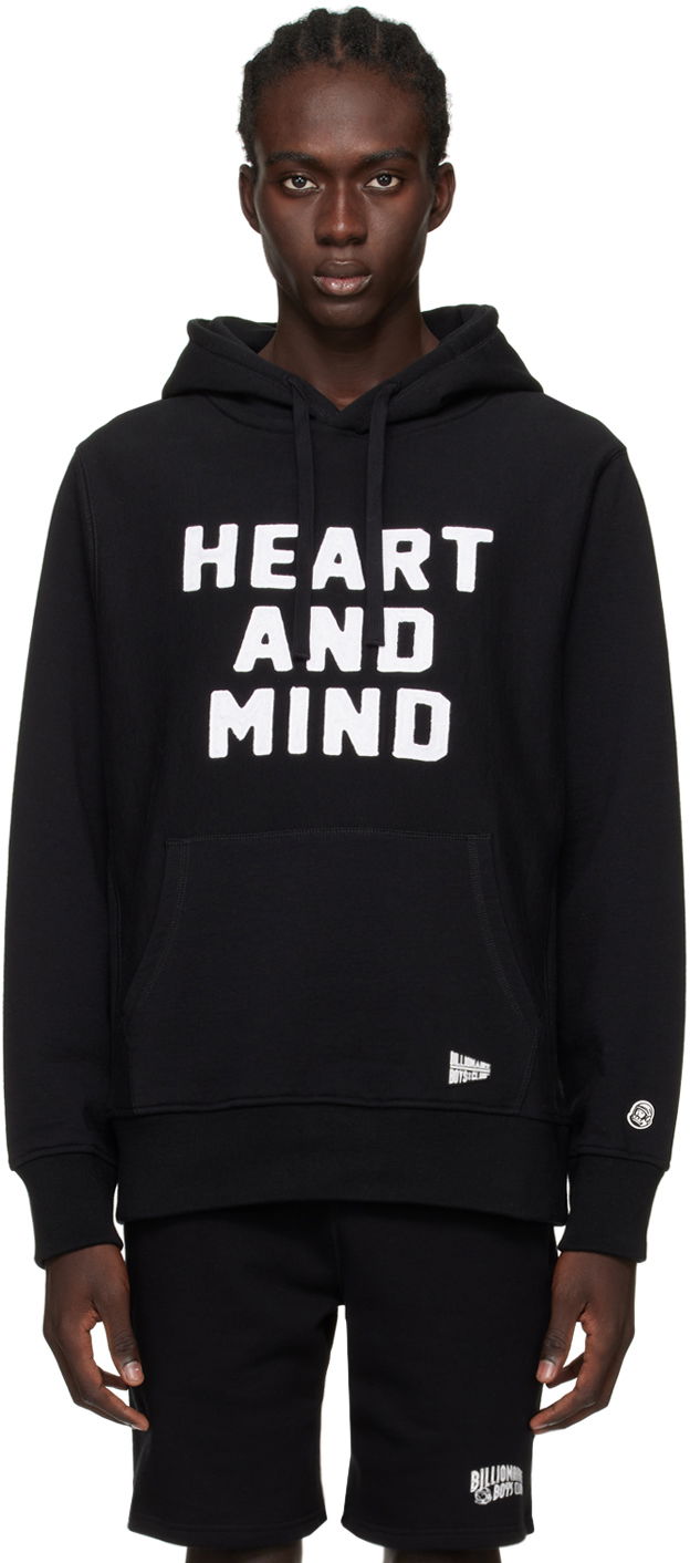 Sweatshirt BILLIONAIRE BOYS CLUB Heart And Mind Hoodie Sort | B23433, 0