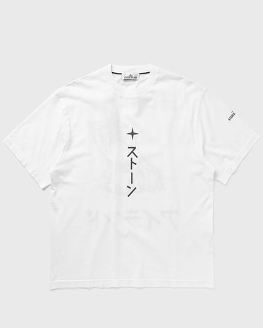 T-shirt Stone Island Short Sleeve Katakana Graphic T-Shirt Hvid | K2S152100021S0236.V0001, 2