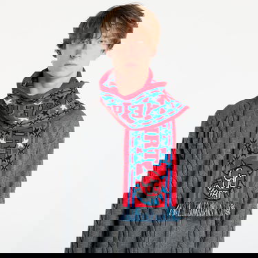 Tørklæde Comme des Garçons Comme des Garçons SHIRT Graphic Knit Scarf Flerfarvet | FP-K401-W25 Blue, 0