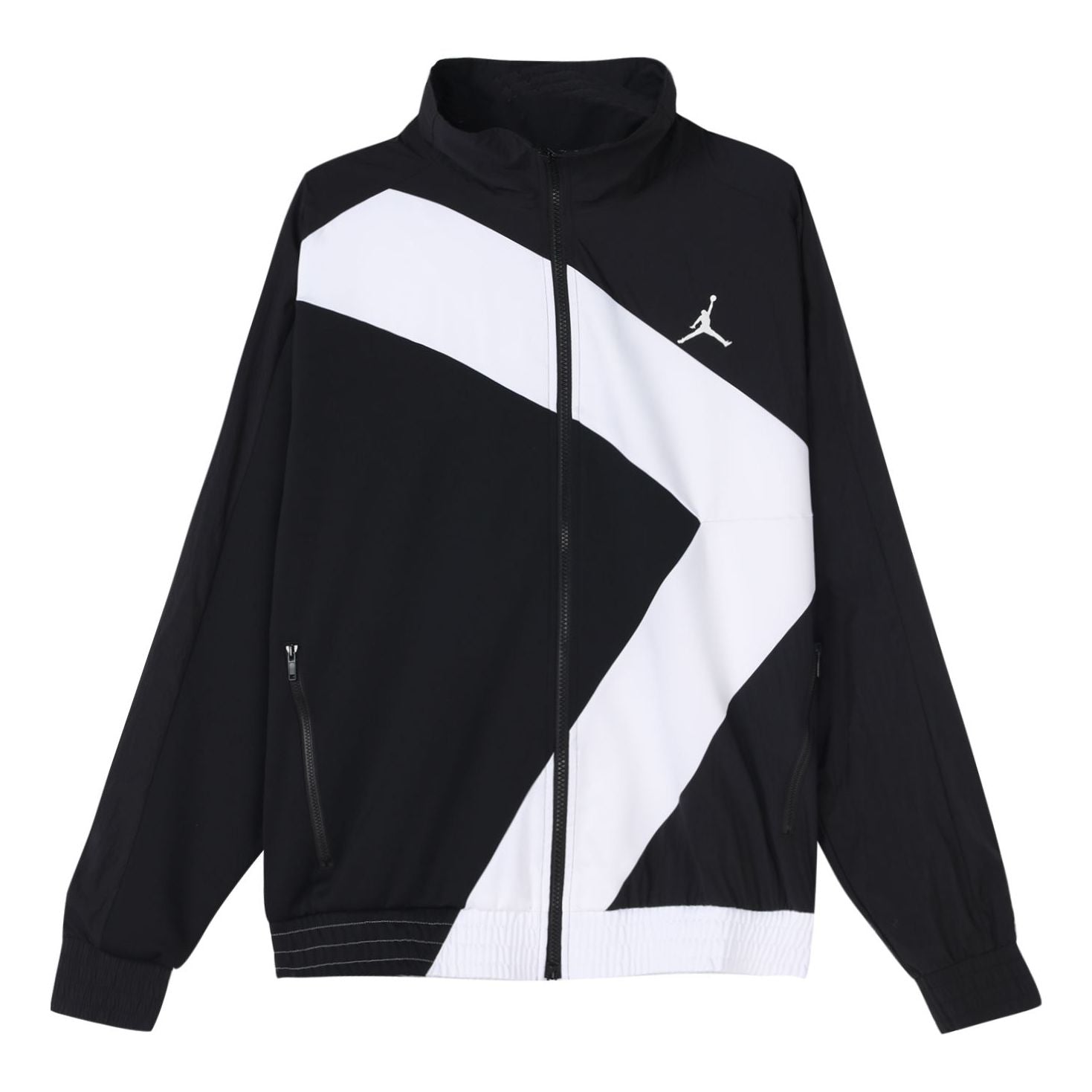 Vindjakke Jordan Jordan Wings Diamond Retro Stand Collar Jacket Sort | CI7916-010, 0