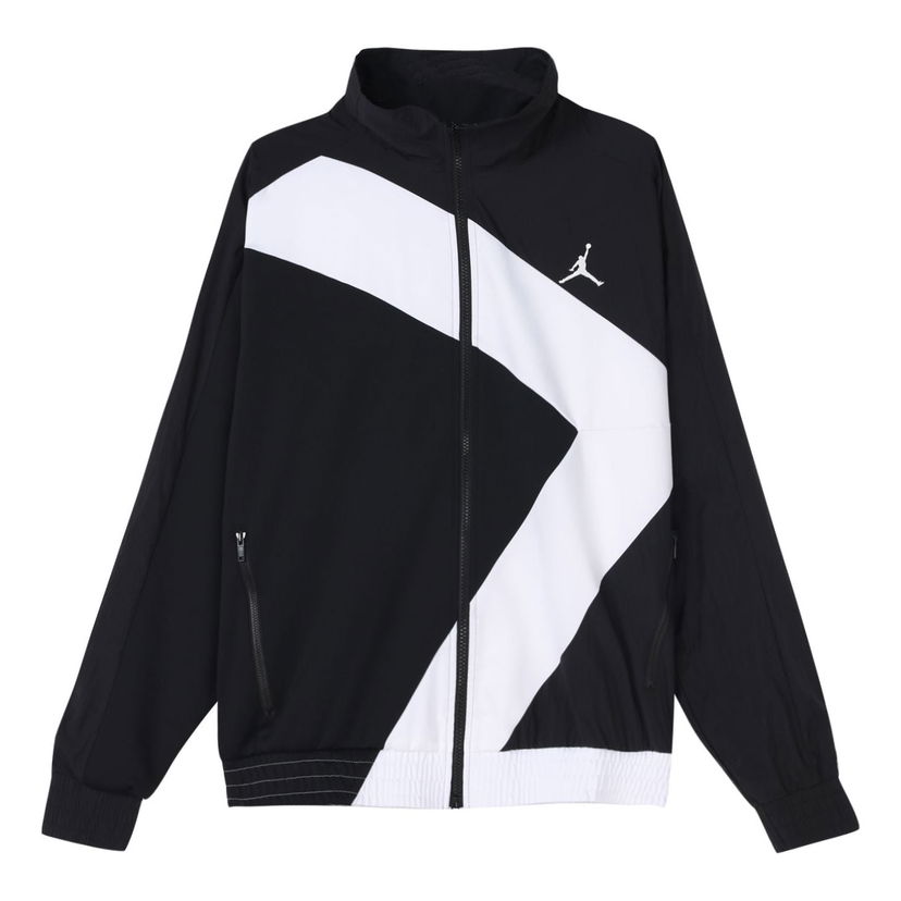 Vindjakke Jordan Jordan Wings Diamond Retro Stand Collar Jacket Sort | CI7916-010