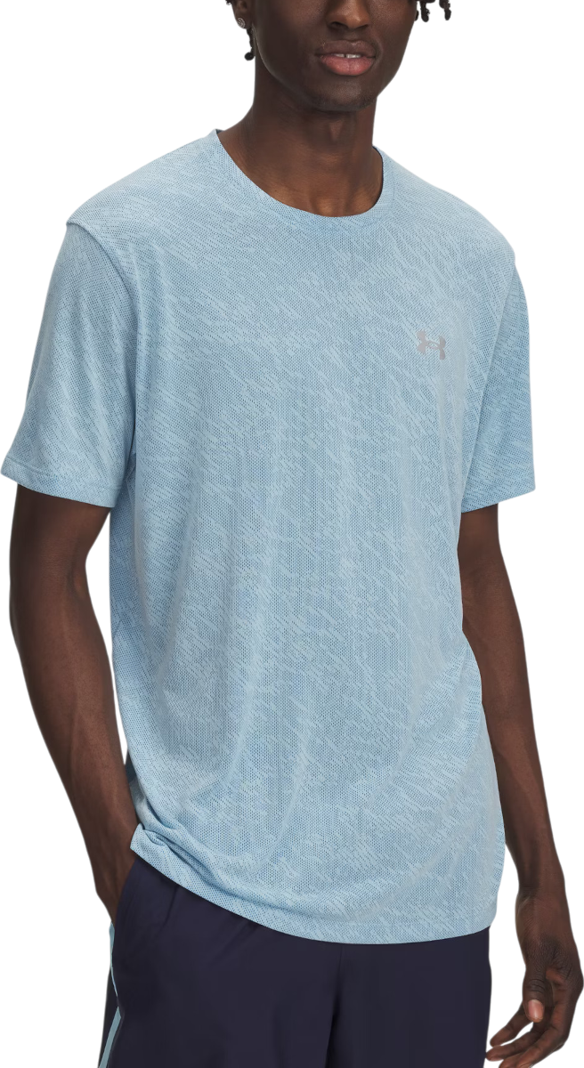 T-shirt Under Armour UA Launch Camo Short Sleeve T-Shirt Blå | 1386681-494, 0