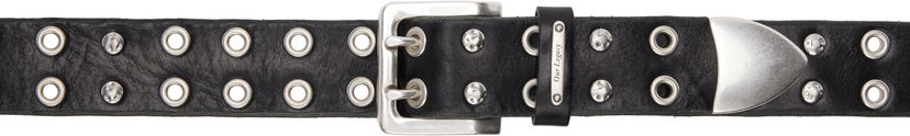 Bælter OUR LEGACY Our Legacy Studded Double Tongue Belt Sort | A2258DFL