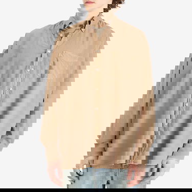 Skjorte OUR LEGACY Our Legacy Borrowed Button Down Shirt, Size Small Beige | M4232BBPV, 2