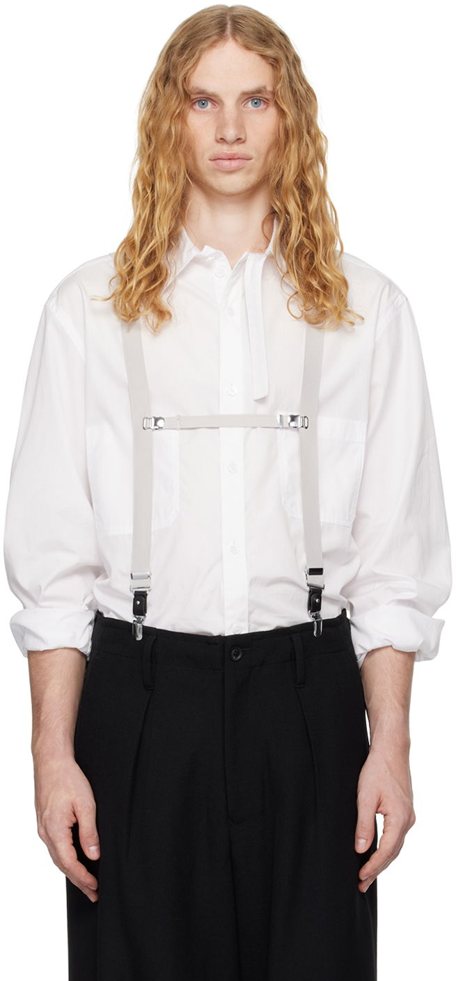 Bælter Yohji Yamamoto Suspenders 2Way Hvid | HO-Q01-971