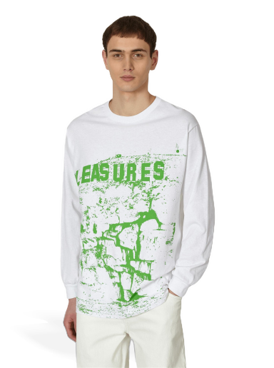 T-shirt Pleasures THC Longsleeve T-Shirt Hvid | P23SP054 WHITE