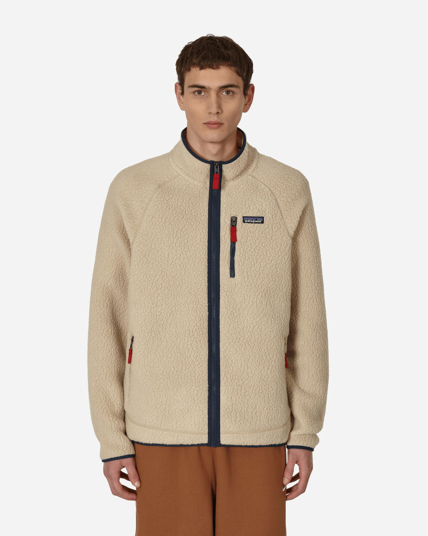 Sweatshirt Patagonia Retro Pile Jacket Beige | 22801-ELKH, 1