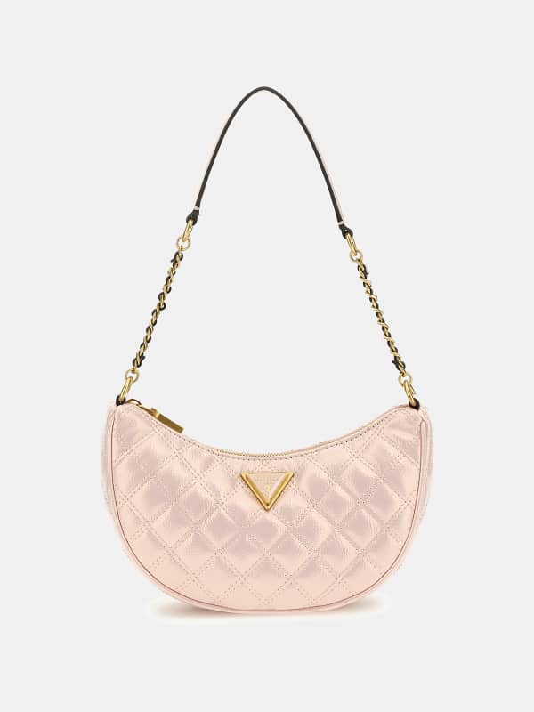 Skuldertaske GUESS Iridescent Giully Shoulder Bag Lyserød | HWQI8748120, 0