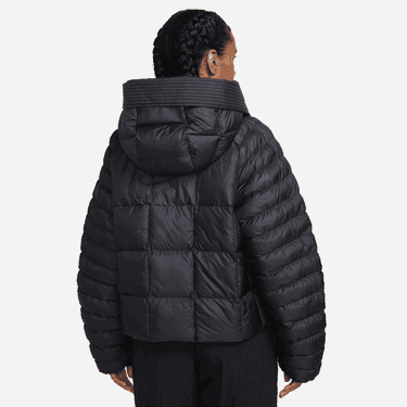 Puffer jakke Nike Sportswear Swoosh Puffer PrimaLoft® Therma-FIT Oversized Hooded Jacket Sort | FB8729-010, 3