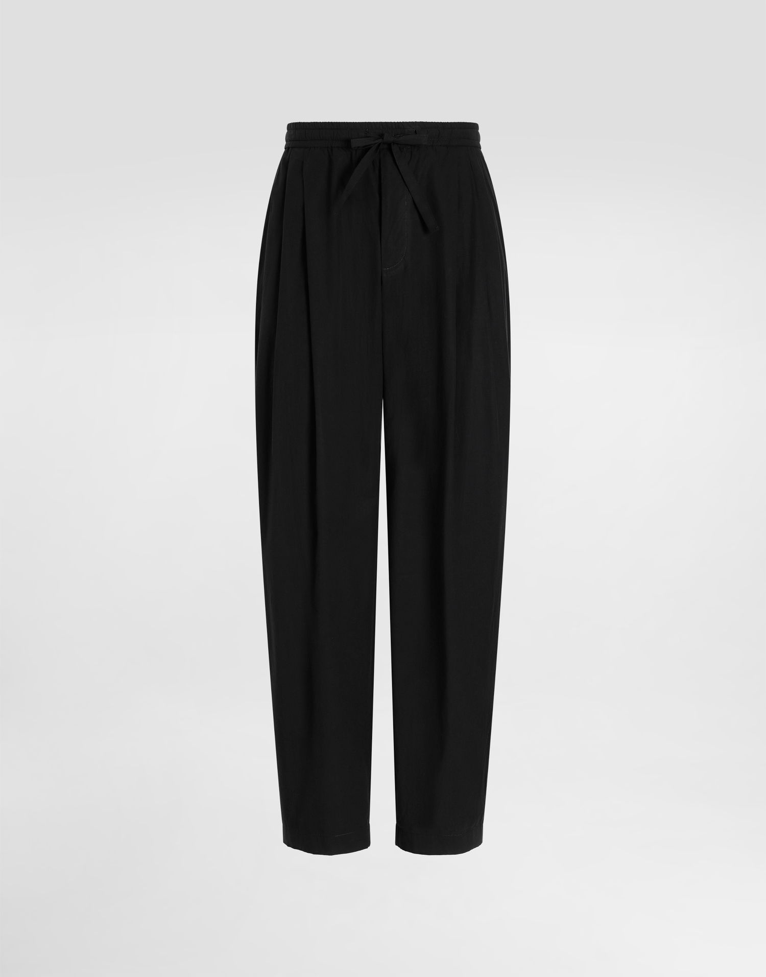 Bukser Dolce & Gabbana Dolce & Gabbana Poplin Drawstring Trousers Sort | GP153ZFUEFJN0000, 0