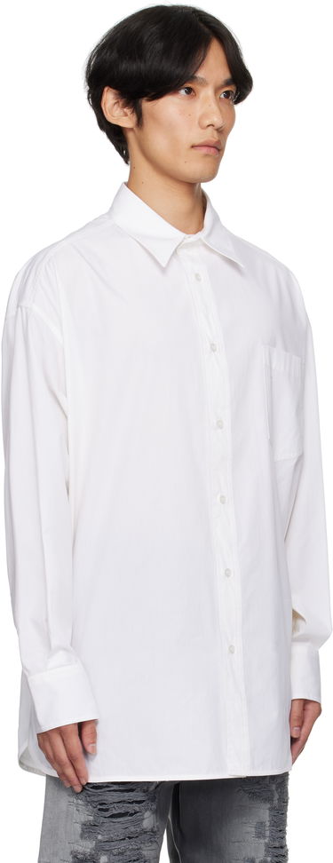 Skjorte Maison Margiela MM6 Maison Margiela Poplin Shirt Sort | SH0DT0034 M35480, 4