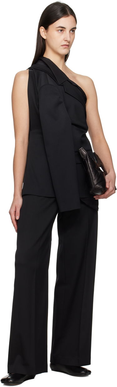 Bukser Maison Margiela MM6 Maison Margiela Twist Wool Blend Trousers Sort | S52KA0516 S47848, 3