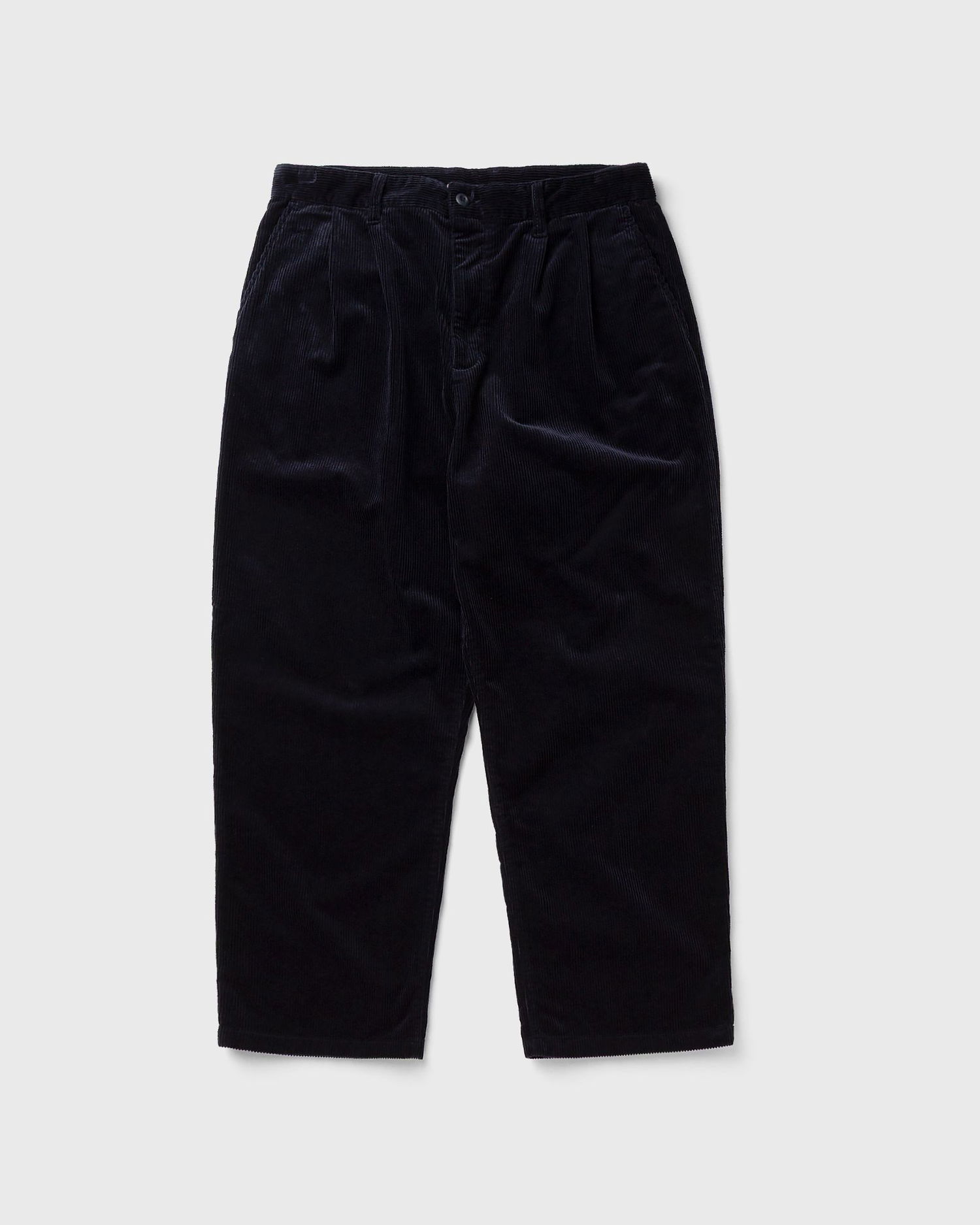 Bukser Carhartt WIP Evan Corduroy Pleated Pants Mørkeblå | I033757-1C.02, 0