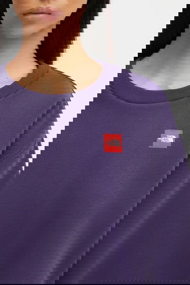 Sweatshirt The North Face Plain Cropped Crewneck Sweatshirt Redbox Lilla | NF0A8EFY1JI1, 3