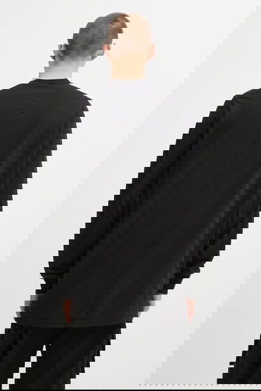 T-shirt Rick Owens Rick Owens DRKSHDW Jumbo Long Sleeve T-Shirt with Print Sort | DU02E7261.RNEP1, 2