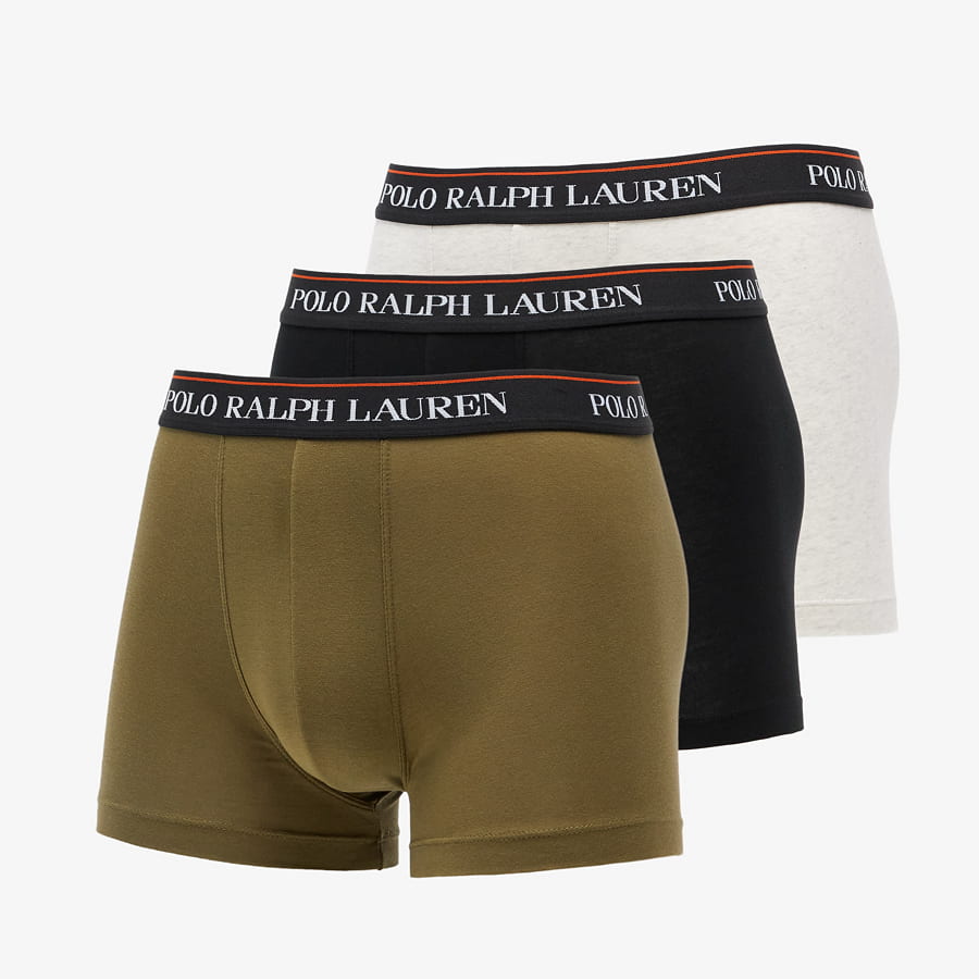 Boksere Polo by Ralph Lauren Classic Trunk 3-Pack Flerfarvet | 714830299029, 0