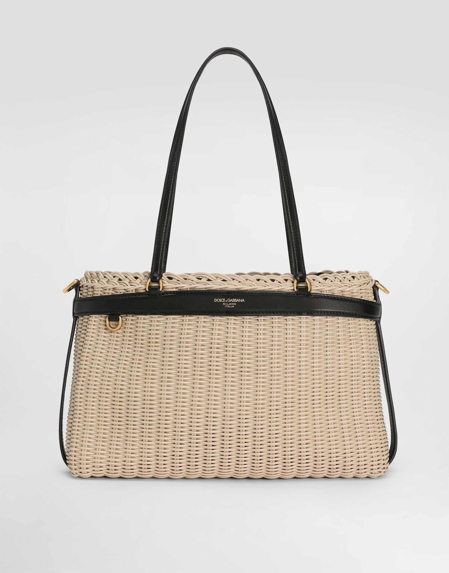 Mulepose Dolce & Gabbana Dolce & Gabbana Carla Wicker Tote Bag Beige | BB7746A6M1089651, 0