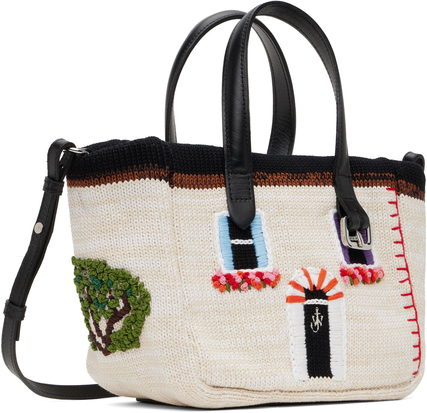 Mulepose JW Anderson JW Anderson Mini Belt House Tote Bag Beige | HB0714-YN0426, 1