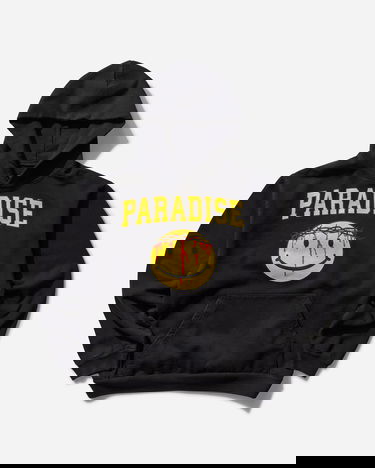 Sweatshirt PARADIS3 Smiley Jesus Hoodie Sort | PASMILEYHOOD 1, 1