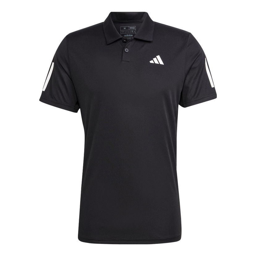 Polo skjorte adidas Originals Club 3-Stripes Polo Shirt Sort | IS2294