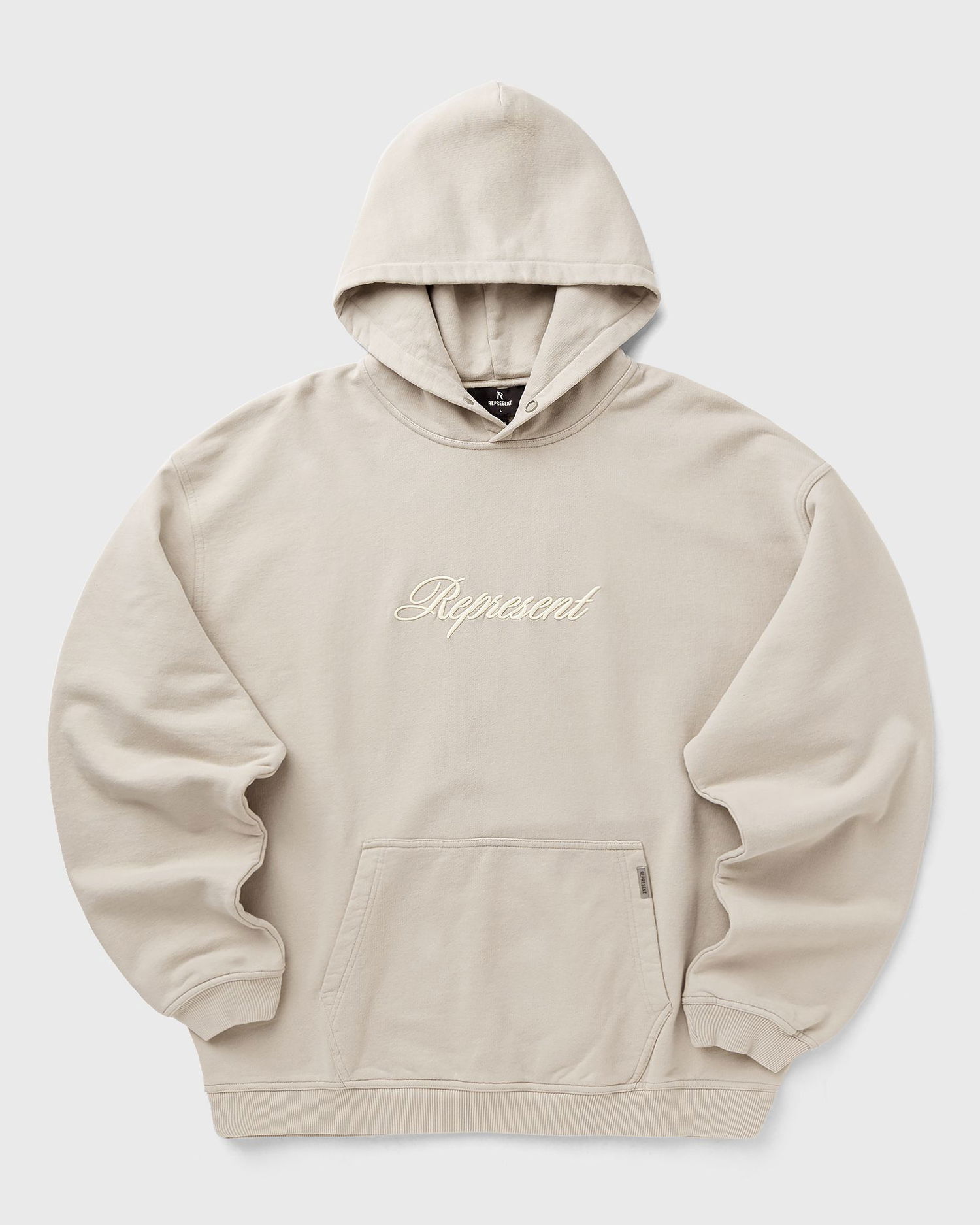 Sweatshirt Represent Clo Represent Script Logo Hoodie Beige | MLM100028-25, 1