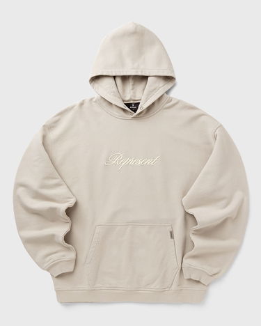 Sweatshirt Represent Clo Represent Script Logo Hoodie Beige | MLM100028-25, 1