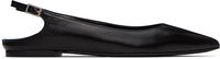 BY FAR Koyna Creased Calf Leather Ballerina Flats