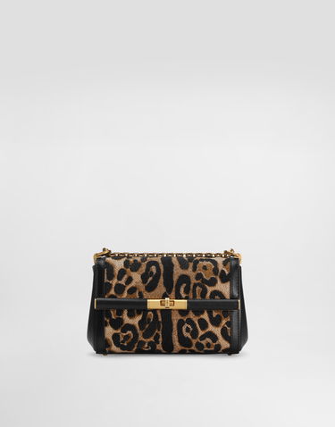 Skuldertaske Dolce & Gabbana Dolce & Gabbana Marlene City Mini Shoulder Bag with Thread Embroidery Flerfarvet | BB7766A6I3789738, 0