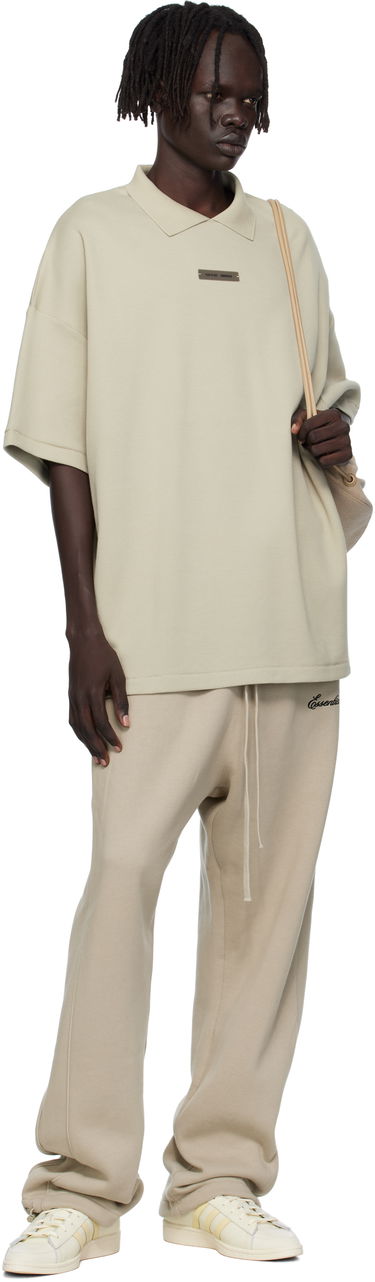 Polo skjorte Fear of God ESSENTIALS 90s Fit Piqué Short Sleeve Polo Beige | 125SP254406F, 3