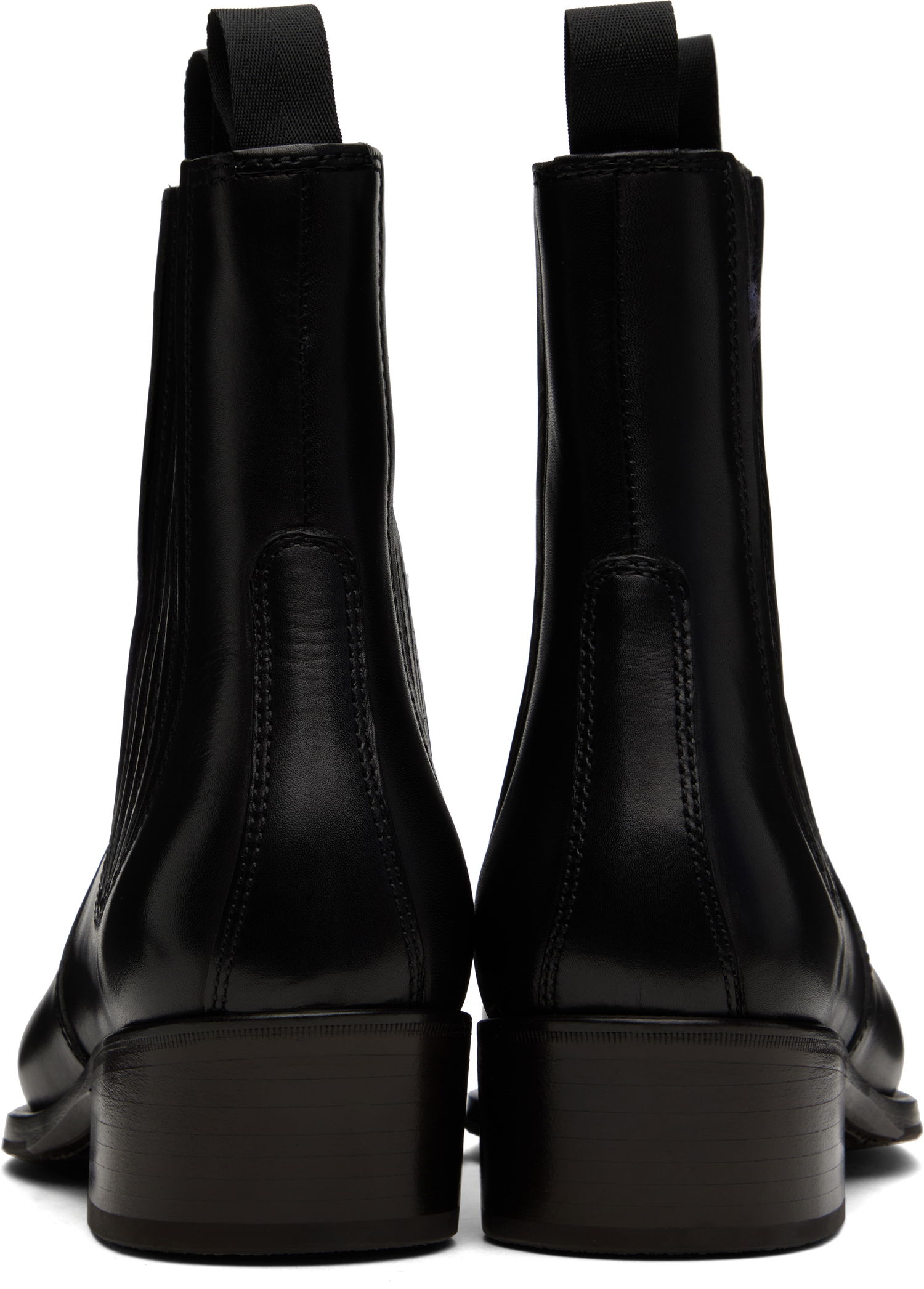 Sneakers og sko LEMAIRE Chelsea Leather Boots Sort | FO0121 LL0106, 1
