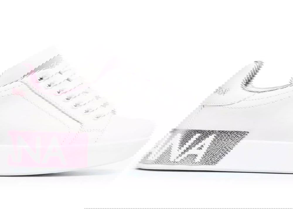 Sneakers og sko Dolce & Gabbana Portofino White Metallic Pink W Hvid | CK1544AX61587587, 0