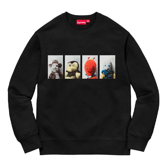 Sweater Supreme Mike Kelley Ahh Youth! Crewneck Sweatshirt Sort | SUP-FW18-346