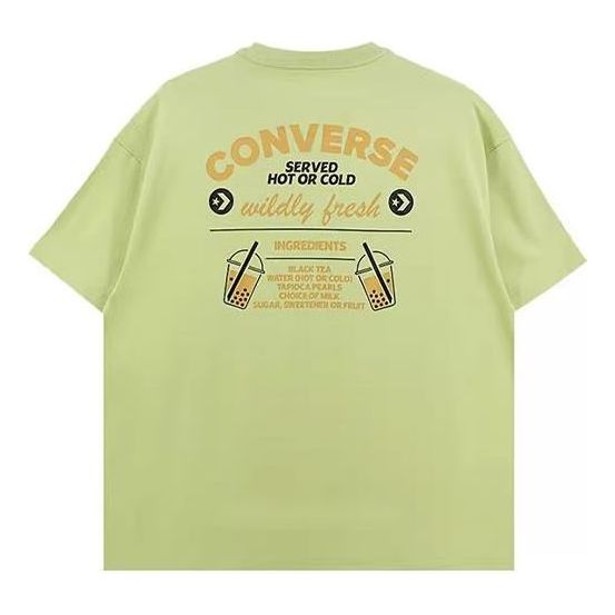 T-shirt Converse Loose Fit Tea T-Shirt Grøn | 10025239-A03, 0