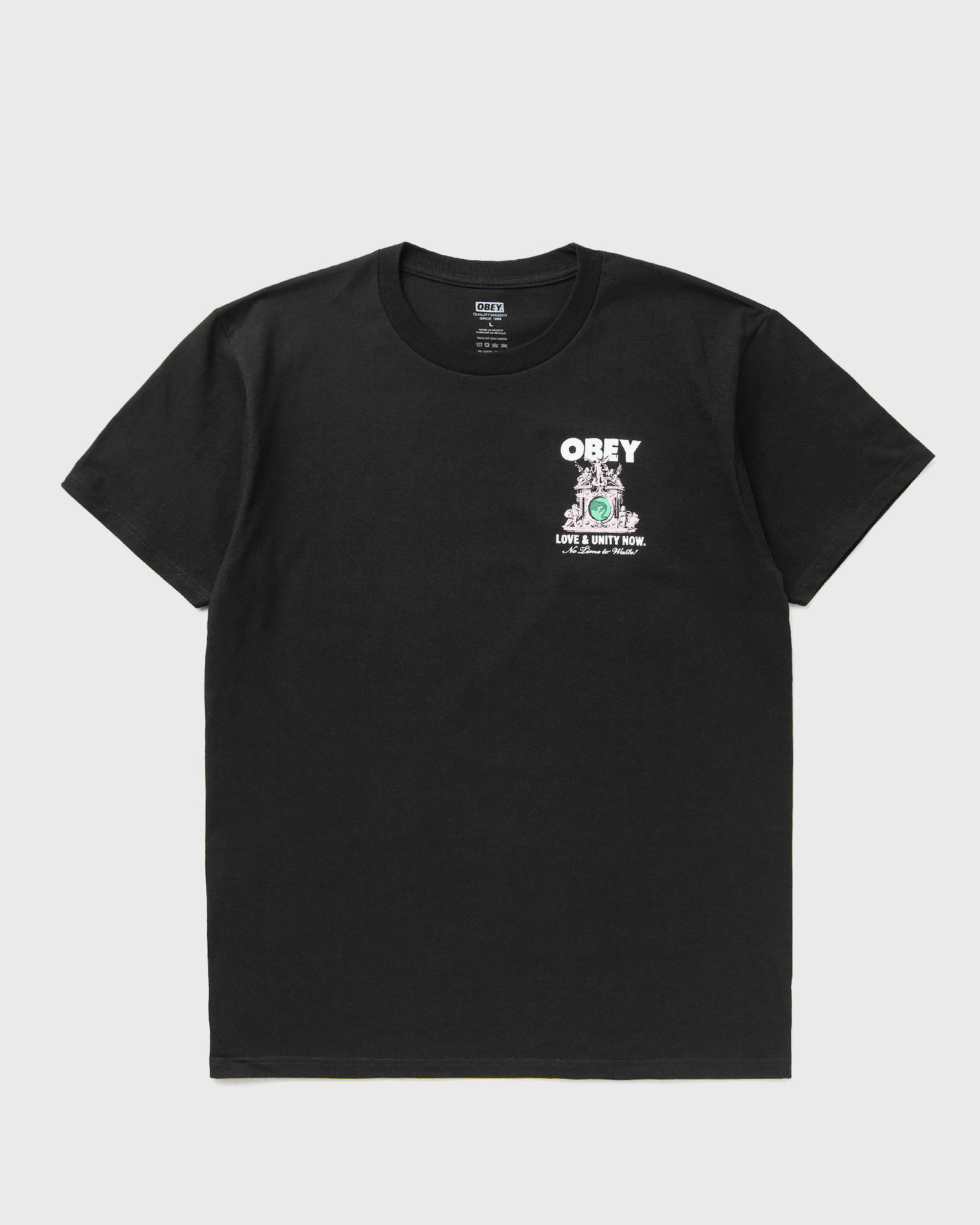 T-shirt OBEY Love & Unity Now T-Shirt Sort | 165264103-BLK, 1