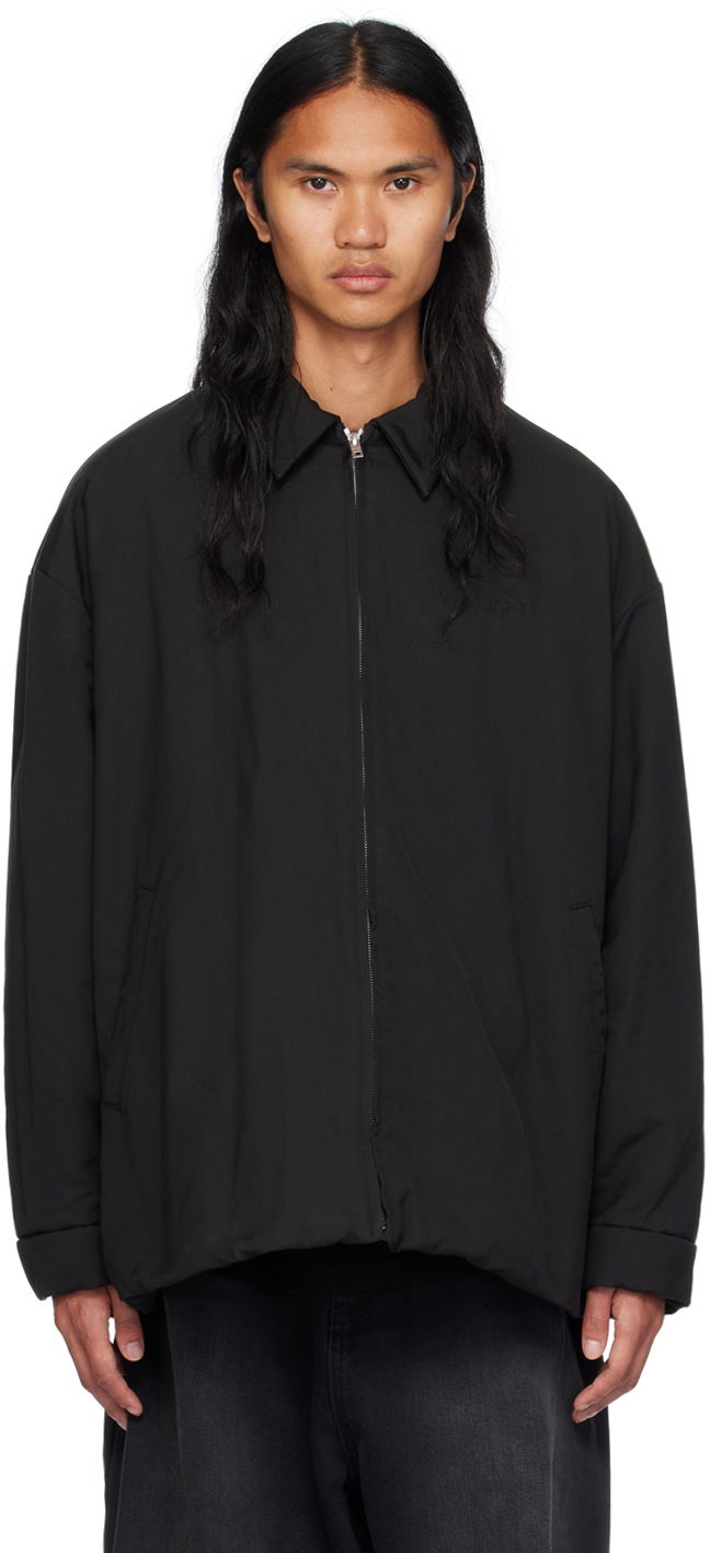 Vindjakke We11done We11done Zip Jacket Sort | WD-JP2-24-064-M-BK