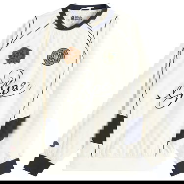 Sweatshirt BAPE Multi Logo Relaxed Fit Pullover, Size Large Hvid | 001SWL301317M-WHT, 0