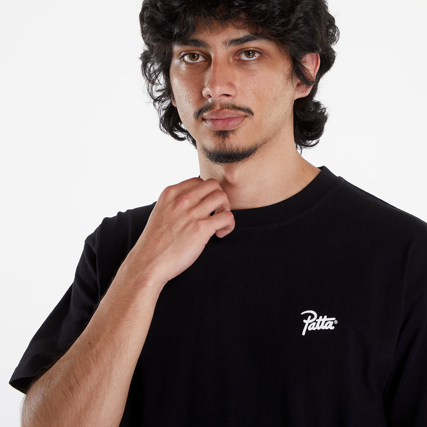 T-shirt Patta T-Shirt UNISEX Black Sort | POC-SS24-1000-290-0217-001, 1