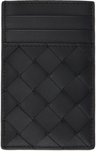 Tegnebog Bottega Veneta Intrecciato Card Holder Sort | 755764 VCPQ3, 0