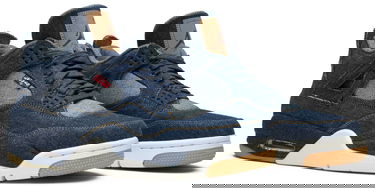 Sneakers og sko Jordan Levi's x Air Jordan 4 Retro "Denim" Mørkeblå | AO2571-401, 4