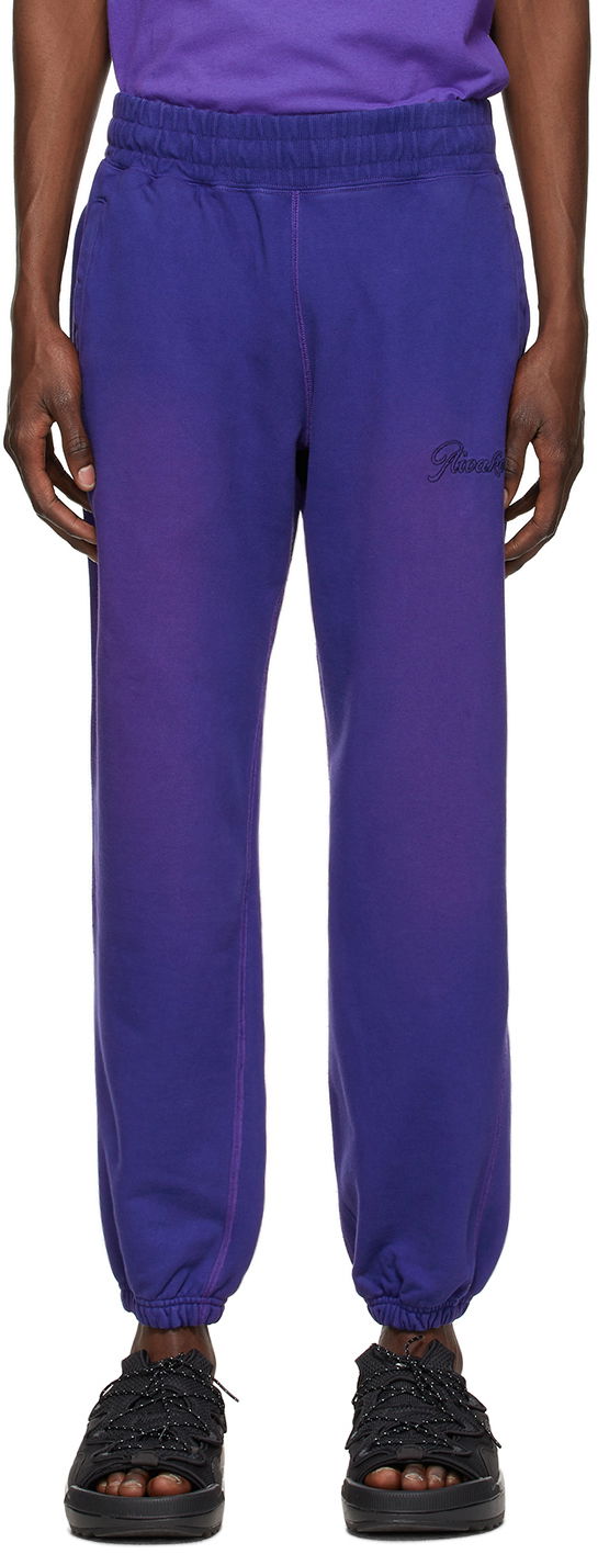 Joggingbukser Awake NY Awake NY Sun-Bleached Logo Lounge Pants Lilla | AWK-SS21-PT001, 0
