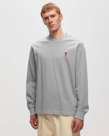 T-shirt AMI Small A Heart Tee Grå | UTS200-701055, 2