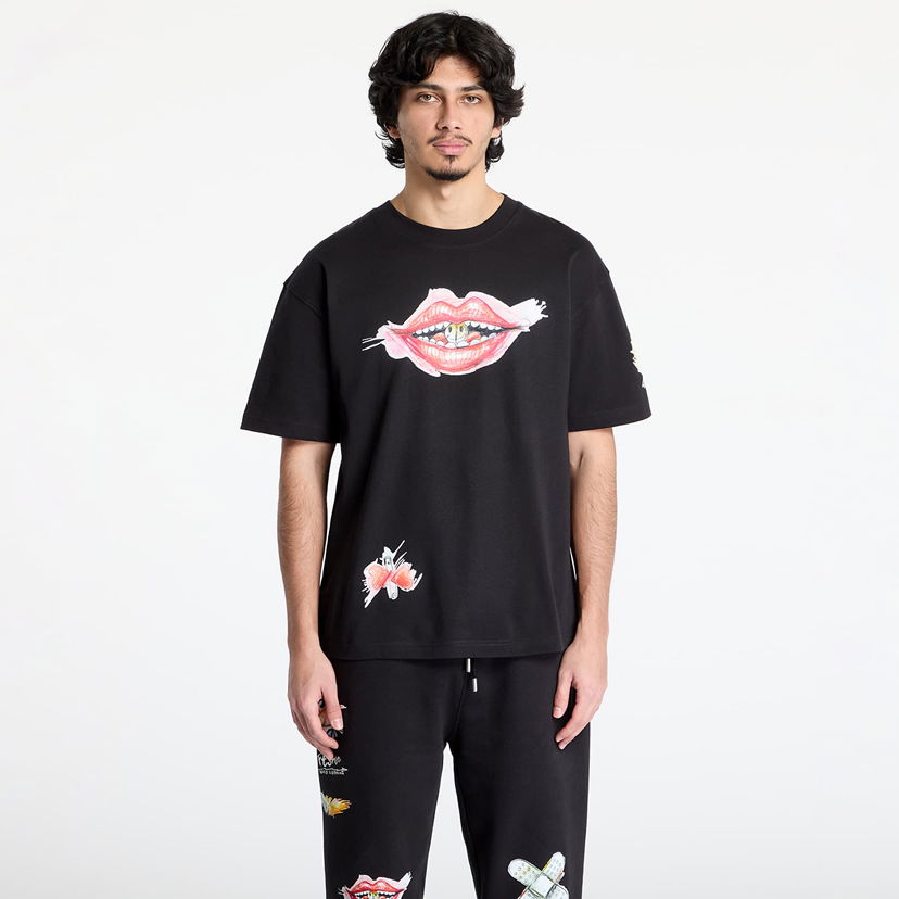 T-shirt Footshop FTSHP x Kurňavka T-Shirt Sort | FTSHP_474