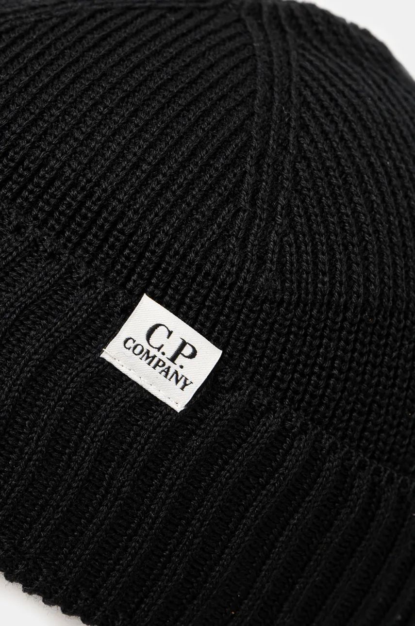 Beanie C.P. Company Knit Cap Beanie Sort | 17CMAC293A006595A, 1
