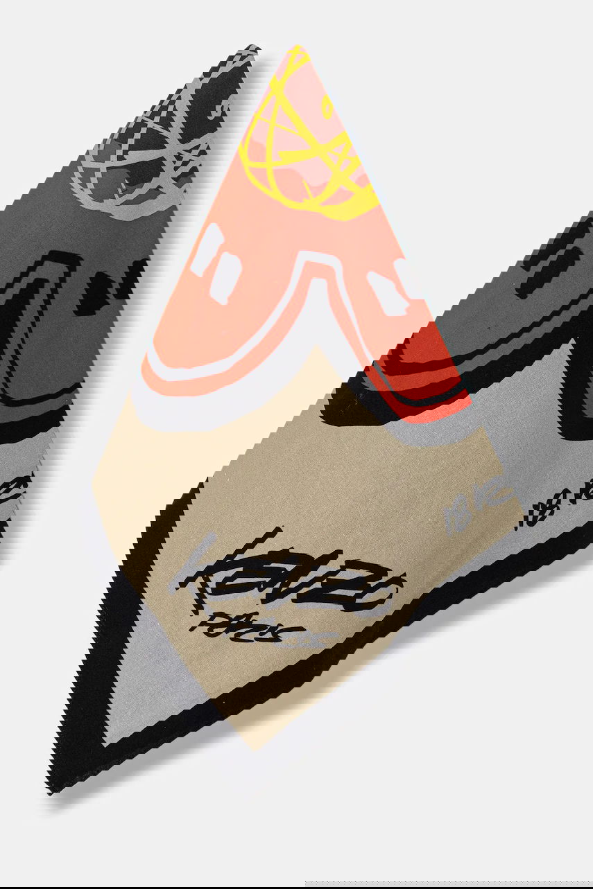 Tørklæde KENZO Kenzo x Futura Printed Bandana Beige | FF68EU230PEH, 0