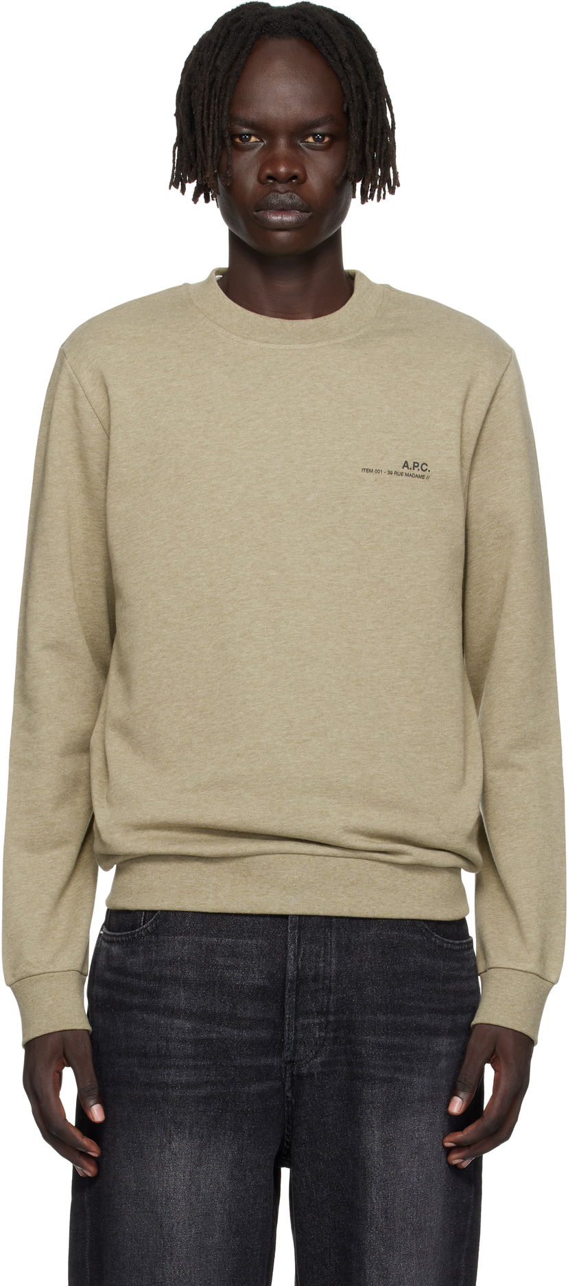 Sweatshirt A.P.C. A.P.C. Standard Item Sweatshirt Grøn | COHGT-M27927